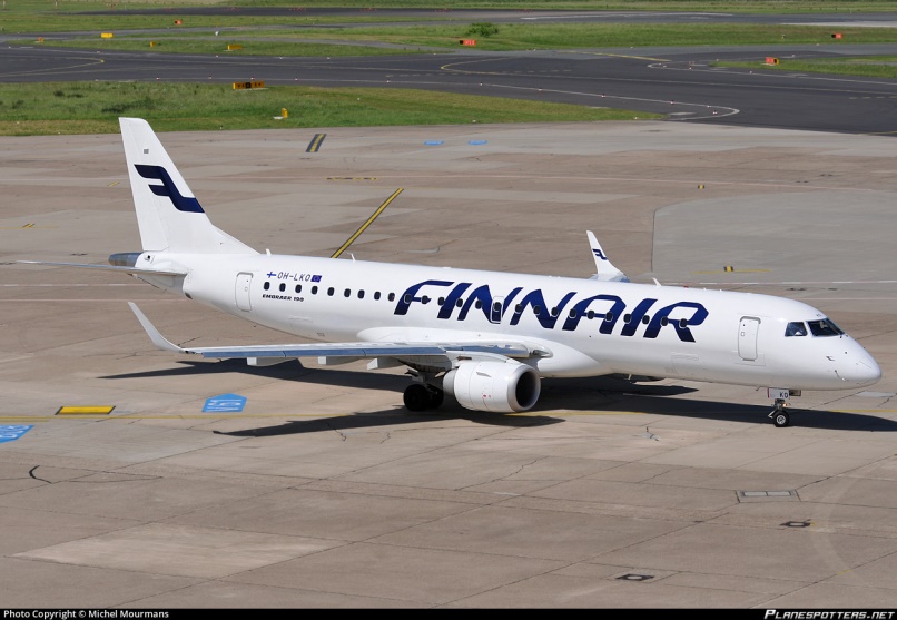 Embraer E-190 авиакомпании Finnair